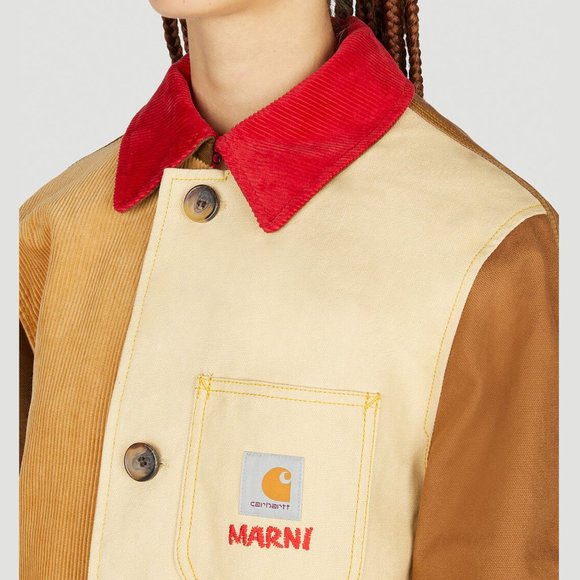 Marni x Carhartt WIP colour-block single-breasted coat - Picture 7 of 12